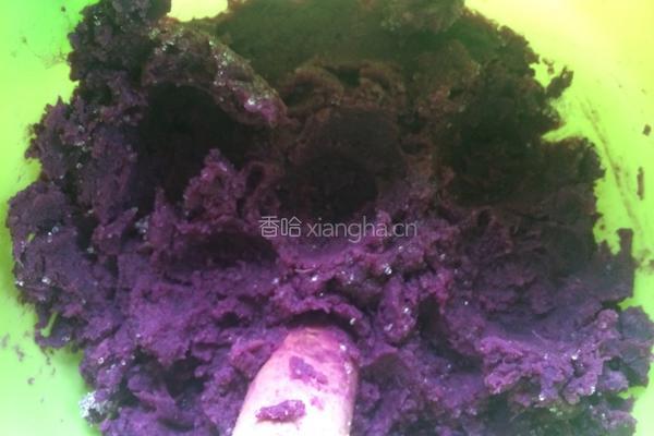 紫薯糕的做法图解4