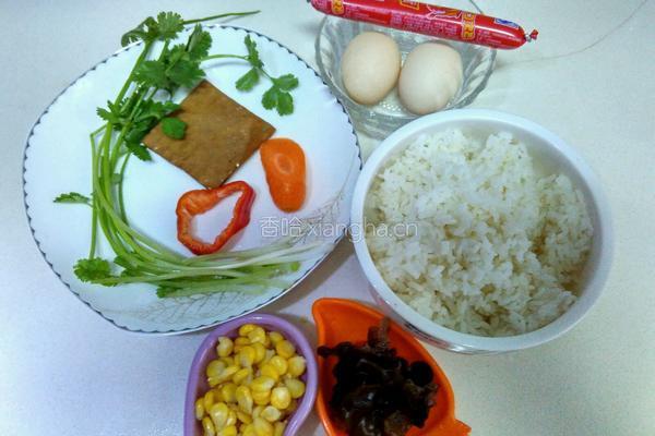 杂菜炒饭的做法图解1