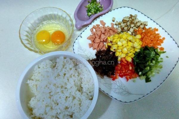 杂菜炒饭的做法图解2