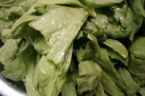 耗油义菜的做法图解1
