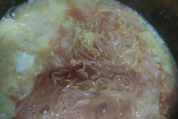 鸡汁XO酱双面条的做法图解5