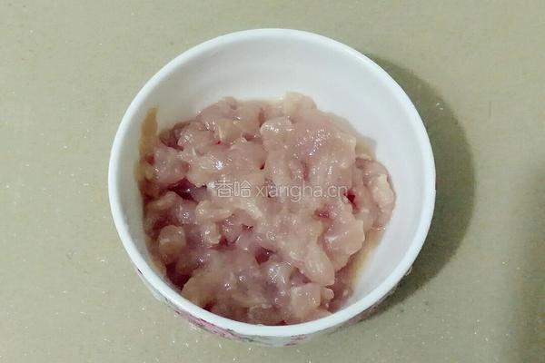肉末淋西兰花的做法图解3