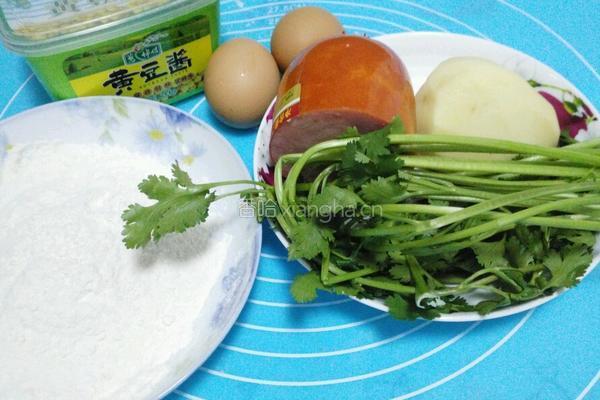 土豆丝鸡蛋卷饼的做法图解1