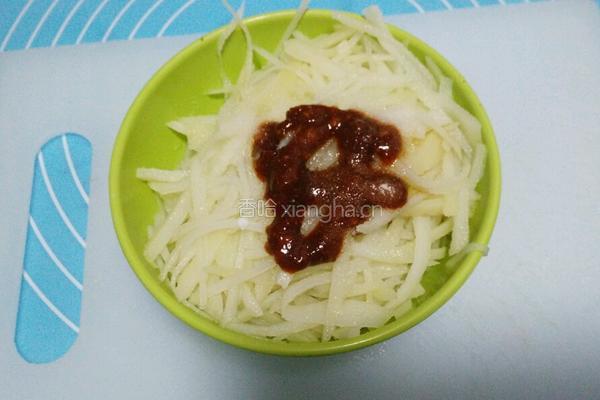 土豆丝鸡蛋卷饼的做法图解10