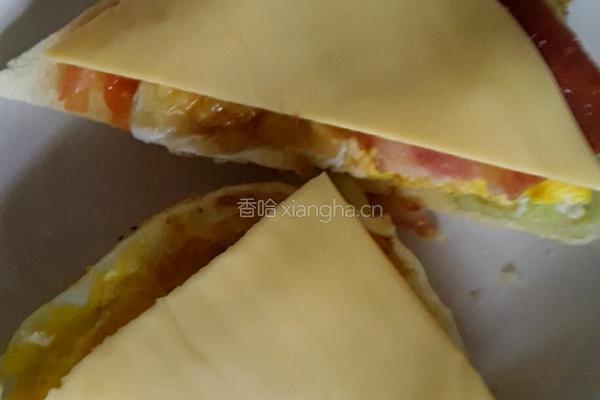 三明治的做法图解4