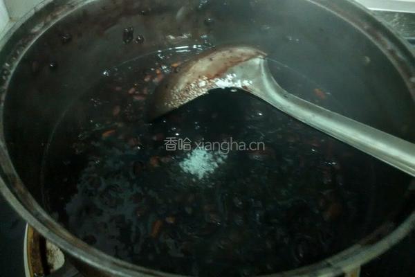 红豆红枣黑米粥的做法图解8