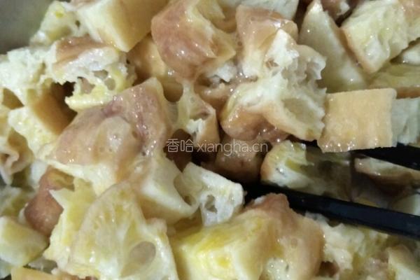 炒油条的做法图解3