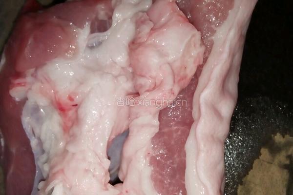 猪肉炒白菜的做法图解3