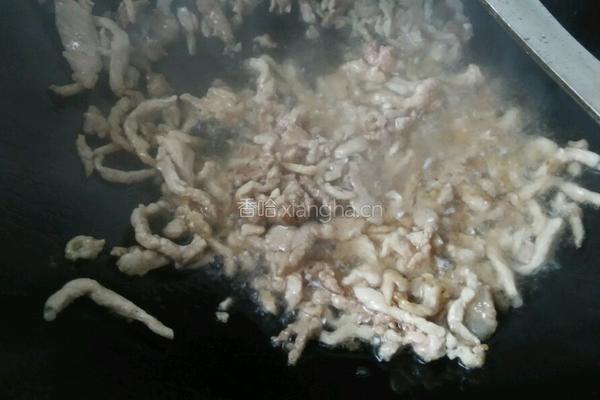 芹菜香干肉丝的做法图解4
