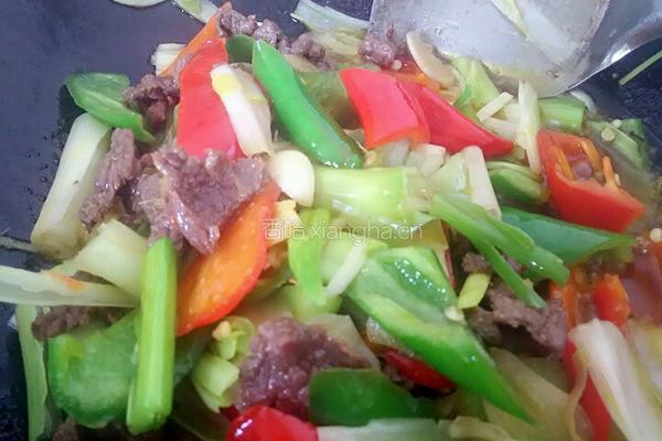 葱香牛肉的做法图解7
