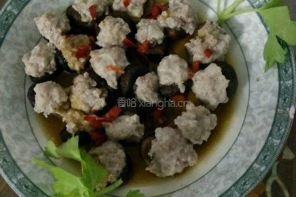 香菇酿肉的做法图解5