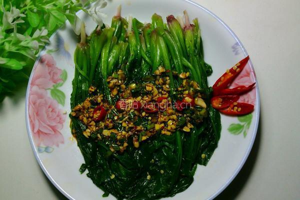 凉拌菠菜的做法图解6