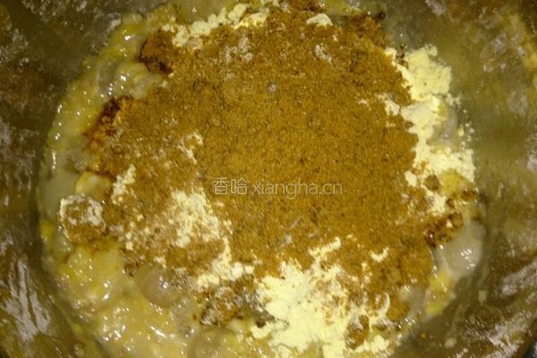可可薯蕉玛芬的做法图解2