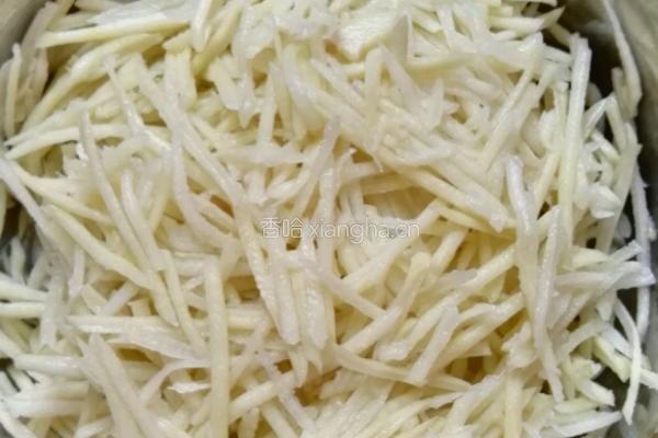 土豆丝炒莜面的做法图解5