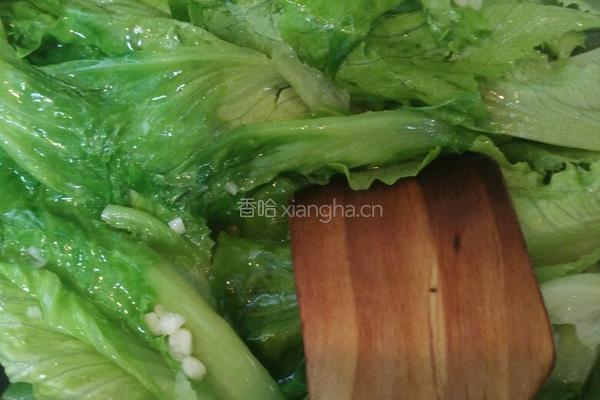 素炒生菜的做法图解4