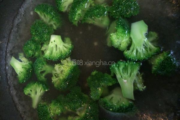 素炒双姑 白灼花耶菜的做法图解8