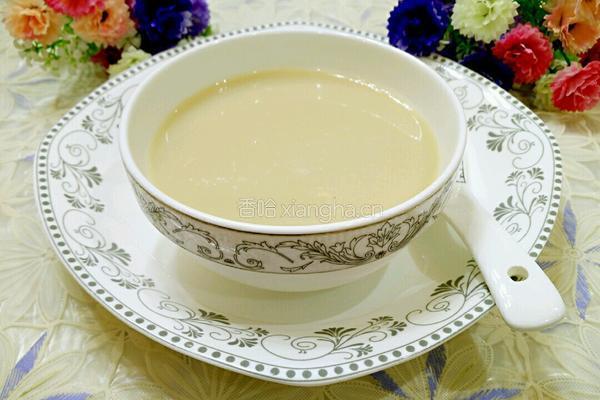 红枣米润豆浆的做法图解9