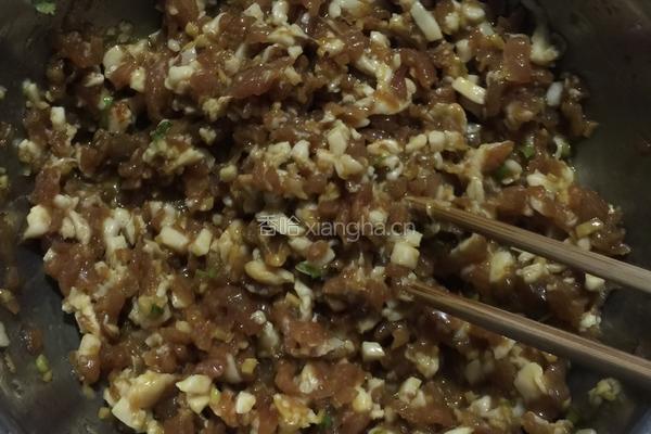 翡翠白菜水饺的做法图解4