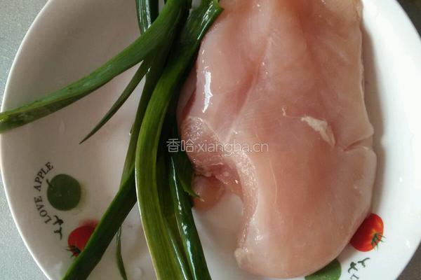 鸡脯肉炒饭的做法图解1