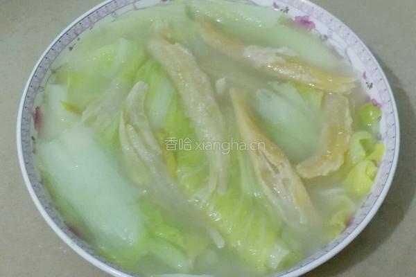 白菜鱼干高汤