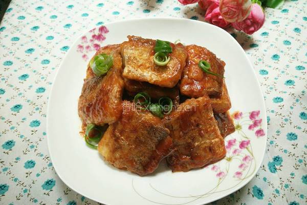 茄汁带鱼的做法图解9