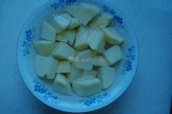 土豆烧排骨的做法图解5