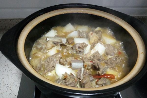砂煲烧羊肉的做法图解12