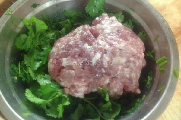 香菜饺子的做法图解5