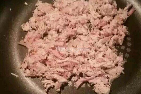自制鸡肉松的做法图解3
