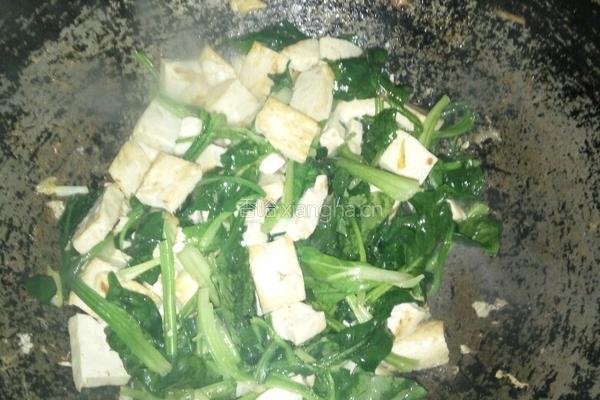 菠菜豆腐菜的做法图解6