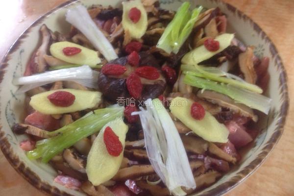 香菇蒸土鸡的做法图解8