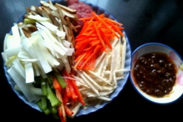 美味小炒丝的做法图解1