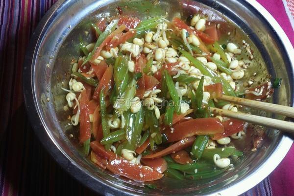 豆芽拌芹菜的做法图解7