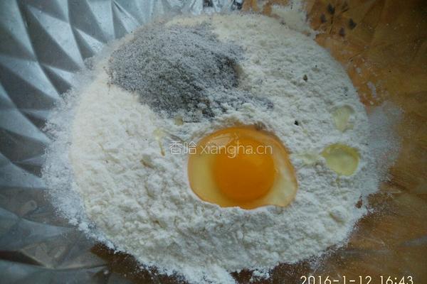 黑米卷饼-鸡丝豆芽馅的做法图解14