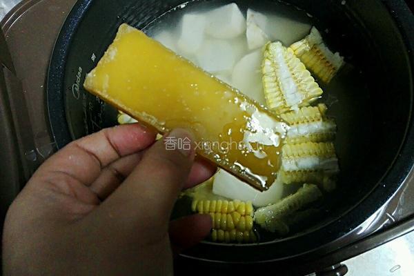 玉米番薯粥的做法图解4