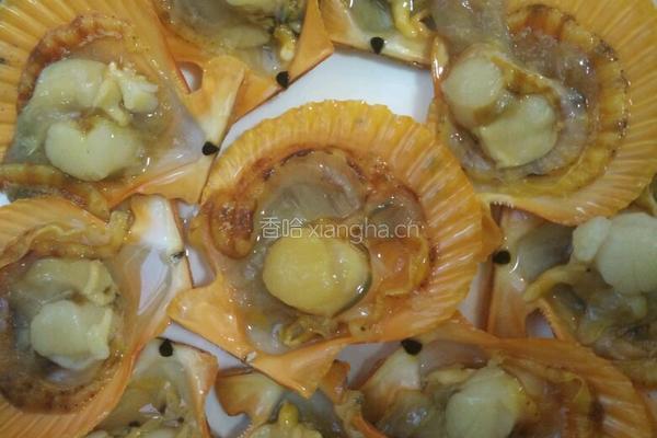 粉丝肉末蒜蓉蒸扇贝的做法图解2