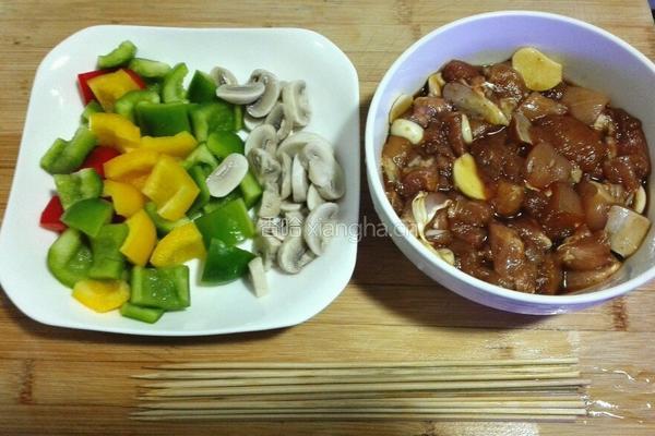 什锦烤鸡串的做法图解7