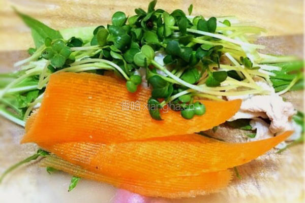 迎春（沙拉春卷）的做法图解8