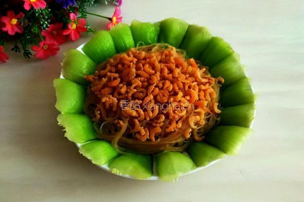 虾仁油菜拌粉丝的做法图解8