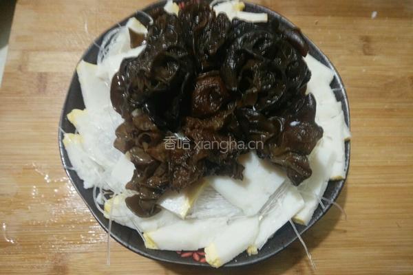 聚宝盆（扣蒸鱼糕）的做法图解5