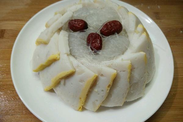 聚宝盆（扣蒸鱼糕）的做法图解10