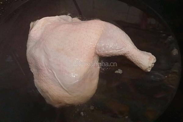 凉拌鸡腿肉的做法图解1