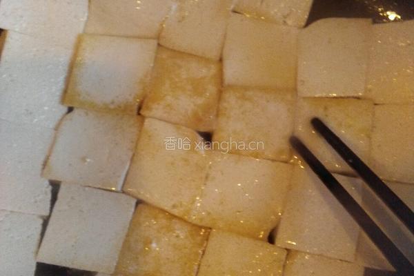 香煎豆腐的做法图解3