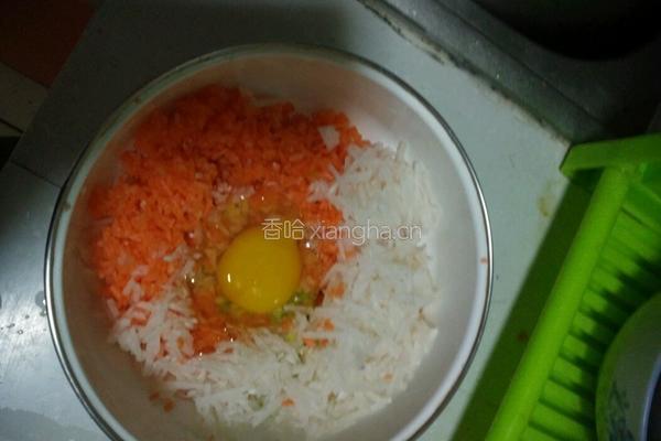 疏菜饼的做法图解2