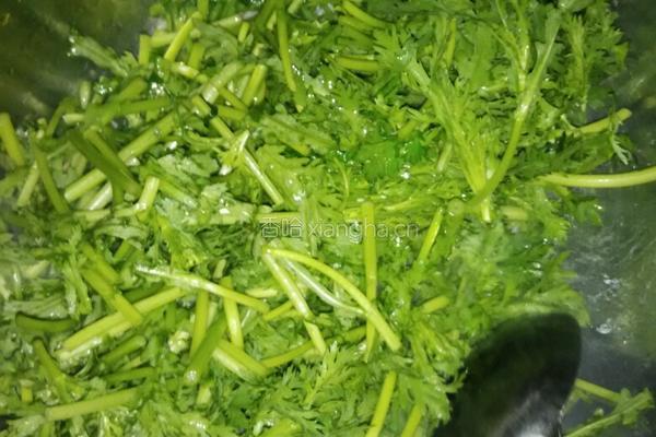 蒜蓉茼蒿的做法图解5