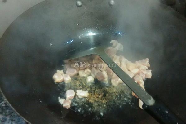 宝宝菜豌豆胡罗卜炒肉的做法图解4