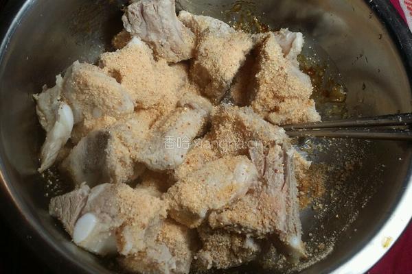 粉蒸排骨的做法图解4