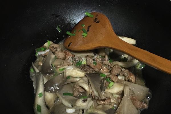 蘑菇炒肉的做法图解5