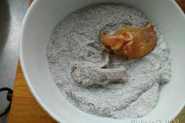 紫糯鸡块的做法图解8
