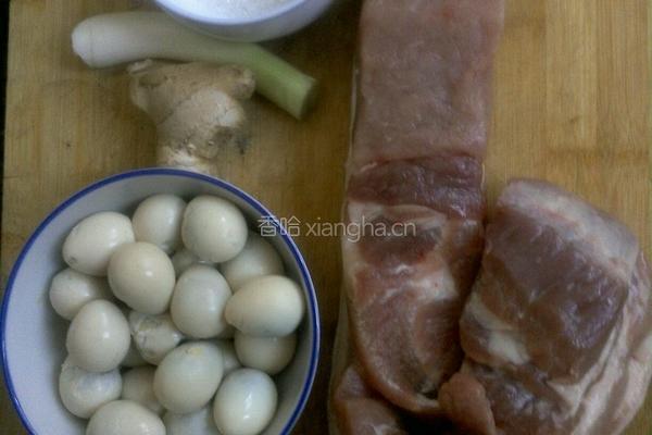 红烧肉鹌鹑蛋的做法图解1